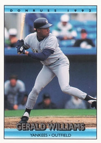 #697 Gerald Williams - New York Yankees - 1992 Donruss Baseball