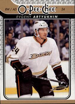 #697 Evgeny Artyukhin - Anaheim Ducks - 2009-10 O-Pee-Chee Hockey