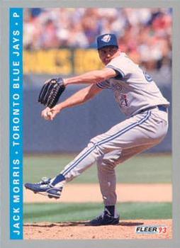 #697 Jack Morris - Toronto Blue Jays - 1993 Fleer Baseball