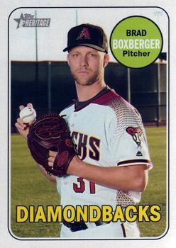 #697 Brad Boxberger - Arizona Diamondbacks - 2018 Topps Heritage Baseball