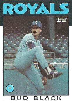#697 Bud Black - Kansas City Royals - 1986 Topps Baseball