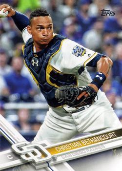 #697 Christian Bethancourt - San Diego Padres - 2017 Topps Baseball