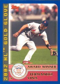 #697 Fernando Vina - St. Louis Cardinals - 2003 Topps Baseball