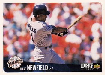 #697 Marc Newfield - San Diego Padres - 1996 Collector's Choice Baseball