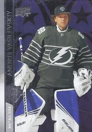 #697 Andrei Vasilevskiy - Tampa Bay Lightning - 2020-21 Upper Deck Hockey