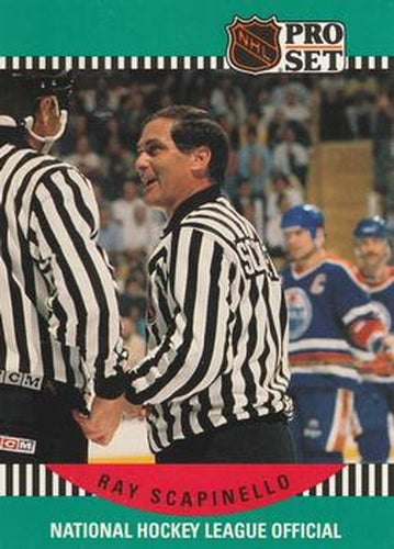 #697 Ray Scapinello - 1990-91 Pro Set Hockey