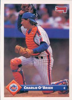 #698 Charlie O'Brien - New York Mets - 1993 Donruss Baseball