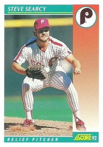 #698 Steve Searcy - Philadelphia Phillies - 1992 Score Baseball