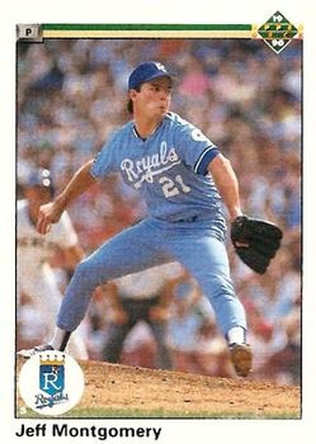 #698 Jeff Montgomery - Kansas City Royals - 1990 Upper Deck Baseball