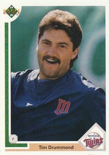 #698 Tim Drummond - Minnesota Twins - 1991 Upper Deck Baseball