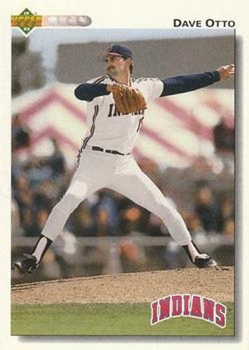 #698 Dave Otto - Cleveland Indians - 1992 Upper Deck Baseball