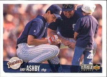#698 Andy Ashby - San Diego Padres - 1996 Collector's Choice Baseball