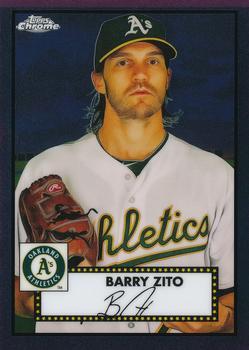 #698 Barry Zito - Oakland Athletics - 2021 Topps Chrome Platinum Anniversary Baseball
