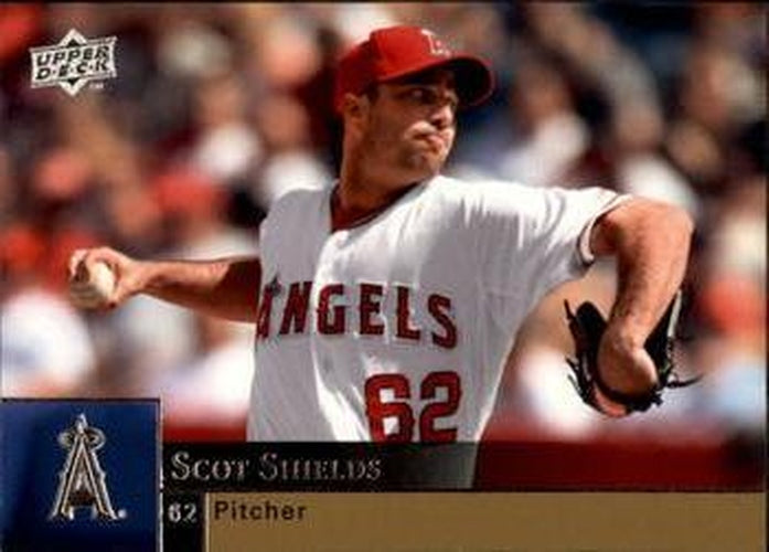 #698 Scot Shields - Los Angeles Angels - 2009 Upper Deck Baseball