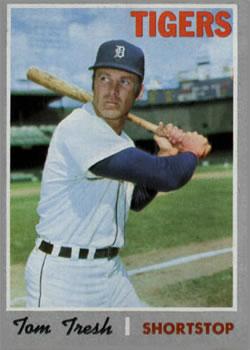 #698 Tom Tresh - Detroit Tigers - 1970 Topps Baseball