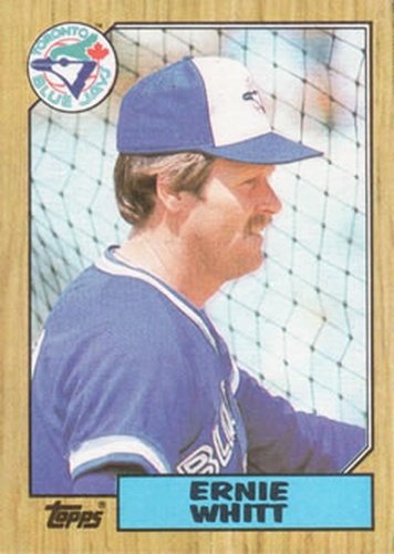 #698 Ernie Whitt - Toronto Blue Jays - 1987 Topps Baseball