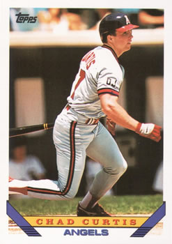 #699 Chad Curtis - California Angels - 1993 Topps Baseball