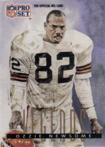 #699 Ozzie Newsome - Cleveland Browns - 1991 Pro Set Football
