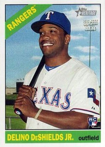 #699 Delino DeShields Jr. - Texas Rangers - 2015 Topps Heritage Baseball