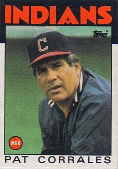 #699 Pat Corrales - Cleveland Indians - 1986 Topps Baseball