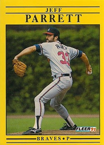 #699 Jeff Parrett - Atlanta Braves - 1991 Fleer Baseball