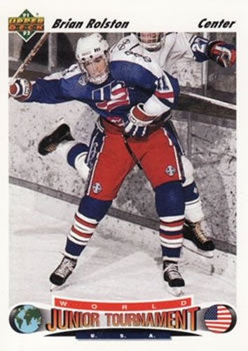 #699 Brian Rolston - USA - 1991-92 Upper Deck Hockey