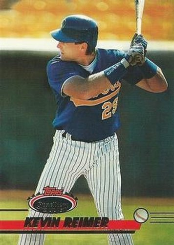 #699 Kevin Reimer - Milwaukee Brewers - 1993 Stadium Club Baseball