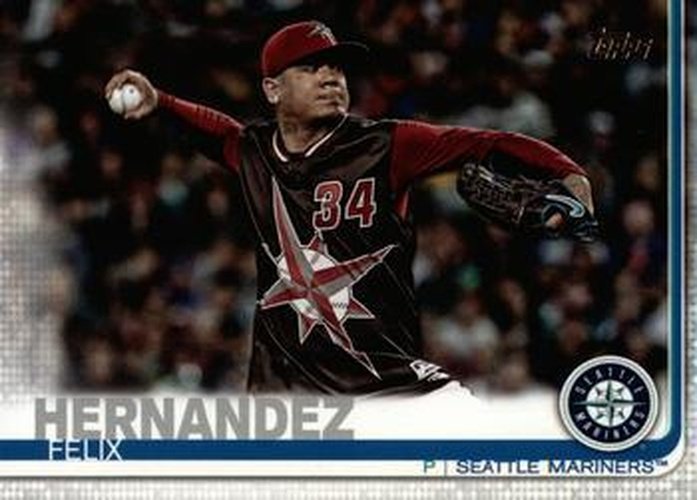 #699b Felix Hernandez - Seattle Mariners - 2019 Topps Baseball