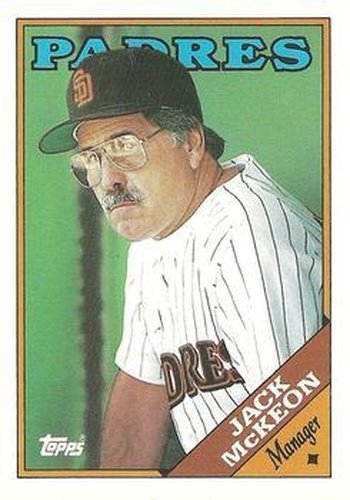 #69T Jack McKeon - San Diego Padres - 1988 Topps Traded Baseball