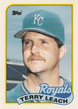 #69T Terry Leach - Kansas City Royals - 1989 Topps Traded Baseball