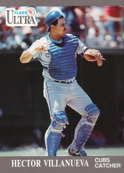 #69 Hector Villanueva - Chicago Cubs - 1991 Ultra Baseball
