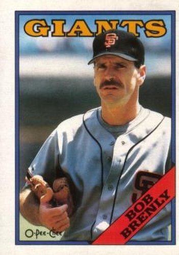 #69 Bob Brenly - San Francisco Giants - 1988 O-Pee-Chee Baseball