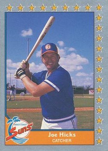 #69 Joe Hicks - Gold Coast Suns - 1990 Pacific Senior League Baseball