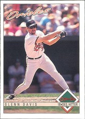 #69 Glenn Davis - Baltimore Orioles - 1993 O-Pee-Chee Baseball