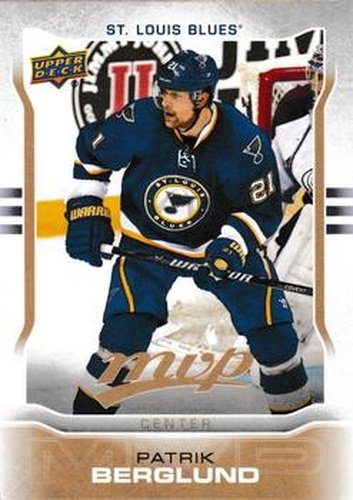 #69 Patrik Berglund - St. Louis Blues - 2014-15 Upper Deck MVP Hockey