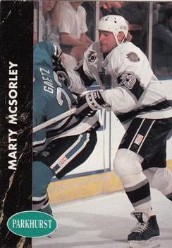#69 Marty McSorley - Los Angeles Kings - 1991-92 Parkhurst Hockey