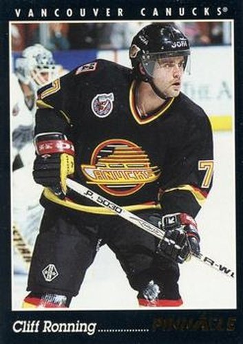 #69 Cliff Ronning - Vancouver Canucks - 1993-94 Pinnacle Hockey