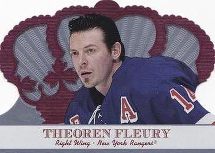 #69 Theoren Fleury - New York Rangers - 2000-01 Pacific Crown Royale Hockey
