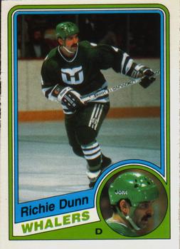 #69 Richie Dunn - Hartford Whalers - 1984-85 O-Pee-Chee Hockey