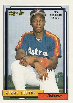 #69 Kenny Lofton - Cleveland Indians - 1992 O-Pee-Chee Baseball