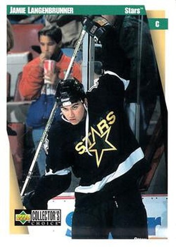 #69 Jamie Langenbrunner - Dallas Stars - 1997-98 Collector's Choice Hockey
