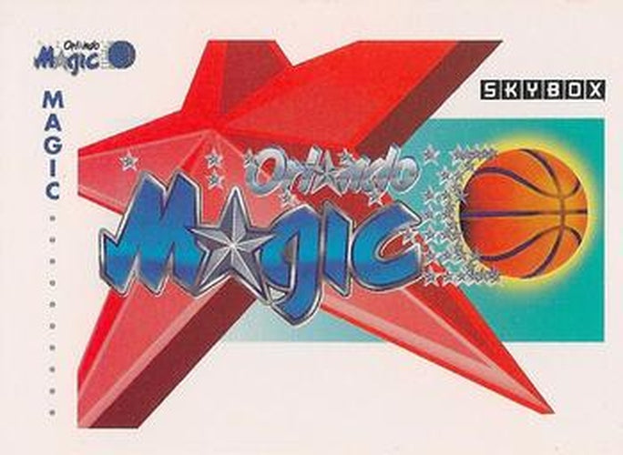 #369 Orlando Magic Logo - Orlando Magic - 1991-92 SkyBox Basketball