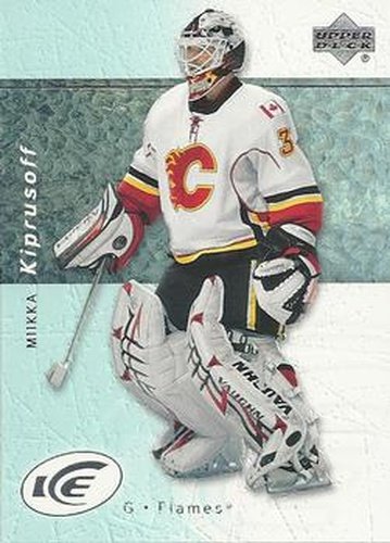 #69 Miikka Kiprusoff - Calgary Flames - 2007-08 Upper Deck Ice Hockey