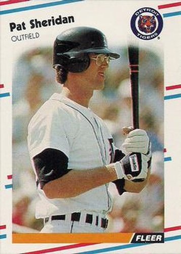 #69 Pat Sheridan - Detroit Tigers - 1988 Fleer Baseball