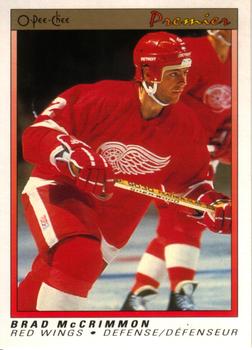 #69 Brad McCrimmon - Detroit Red Wings - 1990-91 O-Pee-Chee Premier Hockey