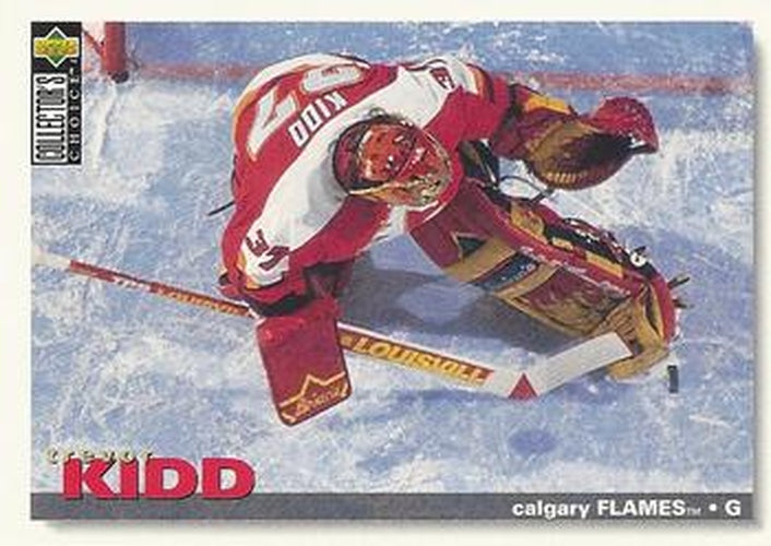 #69 Trevor Kidd - Calgary Flames - 1995-96 Collector's Choice Hockey