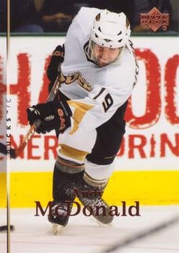 #69 Andy McDonald - Anaheim Ducks - 2007-08 Upper Deck Hockey