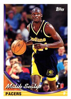 #69 Malik Sealy - Indiana Pacers - 1993-94 Topps Basketball