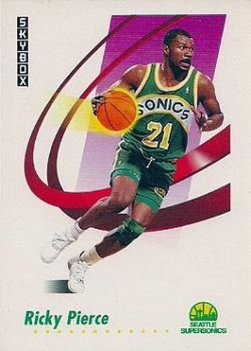 #269 Ricky Pierce - Seattle SuperSonics - 1991-92 SkyBox Basketball