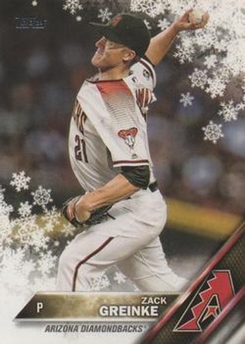 #HMW69 Zack Greinke - Arizona Diamondbacks - 2016 Topps Holiday Baseball